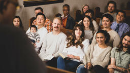 Congregation Members Listening During Church Service  image 1