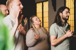 Congregation During Worship on a Sunday Morning  image 1