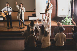 Worship Team Leading the Congregation on a Sunday Morning  image 1