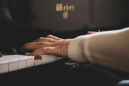 Woman Playing Piano  image 1