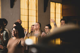 Congregation on a Sunday Morning During Worship  image 2