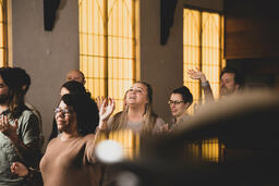Congregation on a Sunday Morning During Worship  image 1