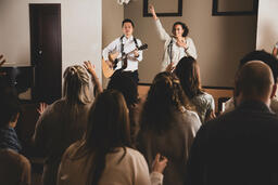 Worship Team Leading the Congregation on a Sunday Morning  image 1