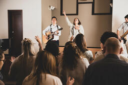 Worship Team Leading the Congregation on a Sunday Morning  image 2