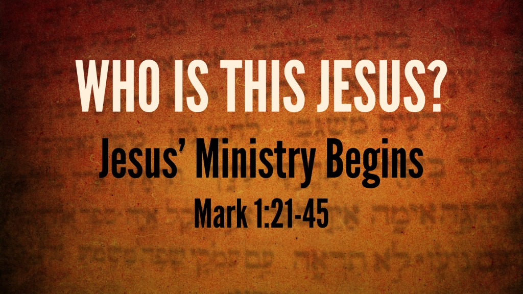 Jesus' Ministry Begins - Logos Sermons