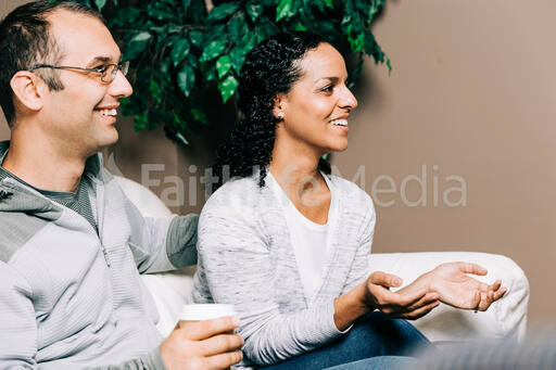 Husband and Wife in Marriage Counseling