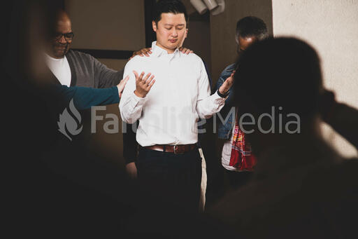 New Pastor Being Ordained