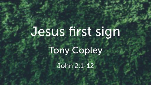 God's Timeline - John the Baptist -Jesus first sign