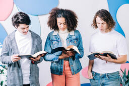 Young People Reading the Bible Together  image 2