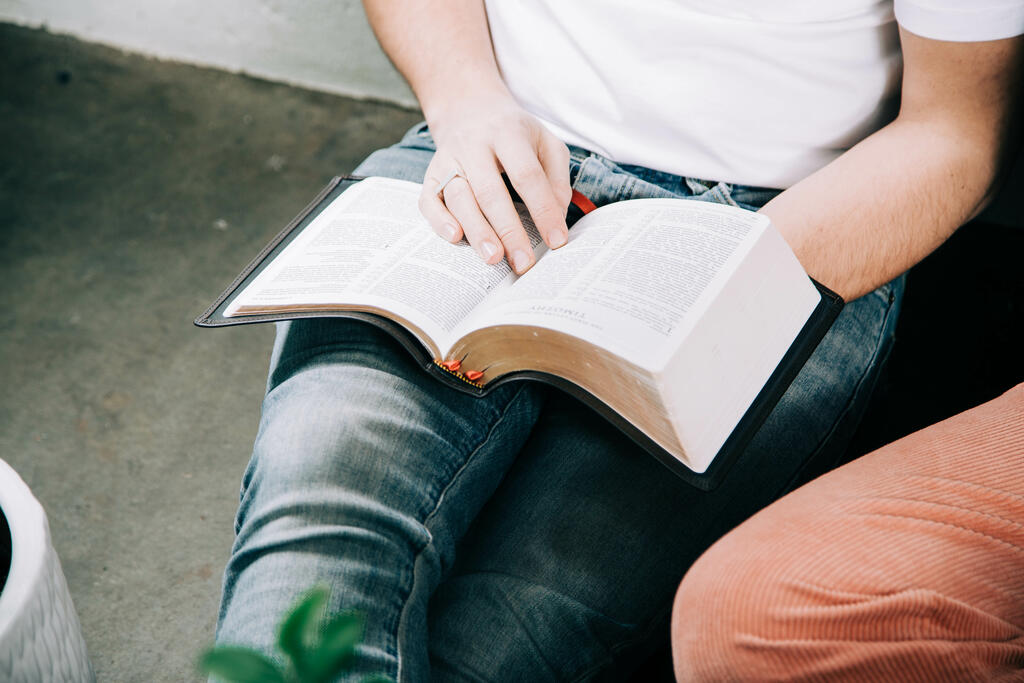 Person Reading the Bible large preview