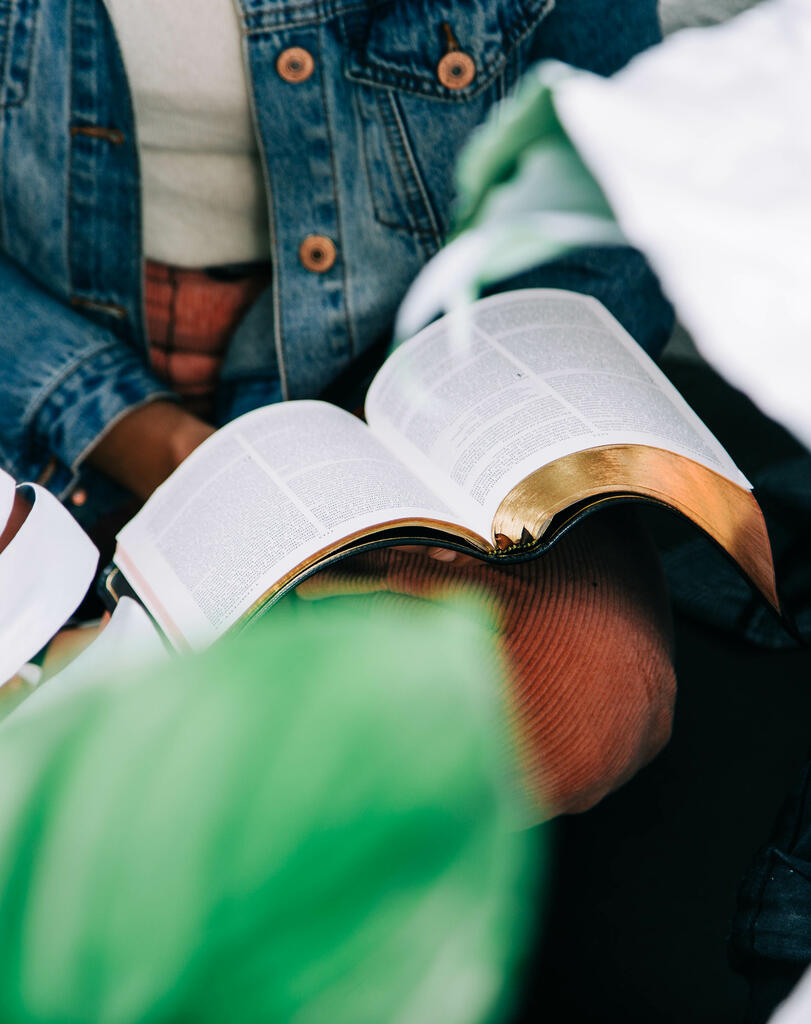 Person Reading the Bible large preview