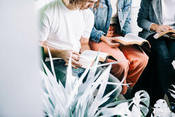 Young People Reading their Bibles Together  image 2