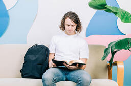 Young Man Reading the Bible  image 2