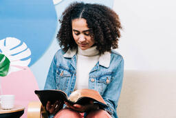 Young Woman Reading the Bible  image 4