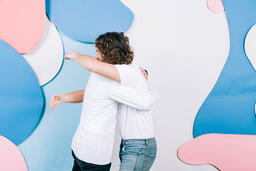 Young People Hugging  image 3