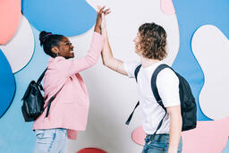 Young People High-Fiving Each Other  image 8