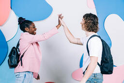Young People High-Fiving Each Other  image 4