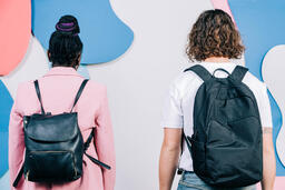 Young People Wearing Backpacks  image 2
