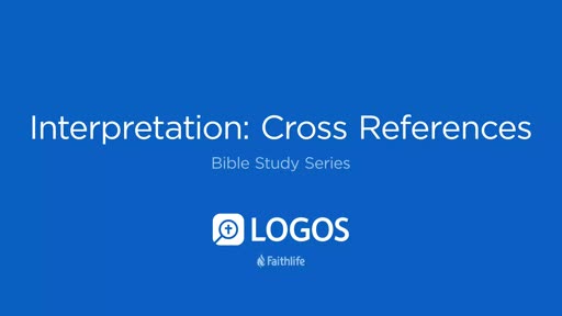 7. Interpretation: Cross References