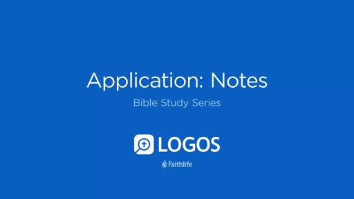 9. Application: Notes