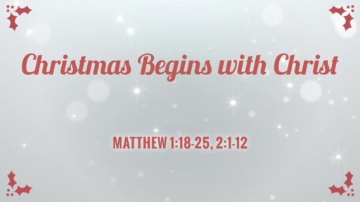 Christmas Begins with Christ 
