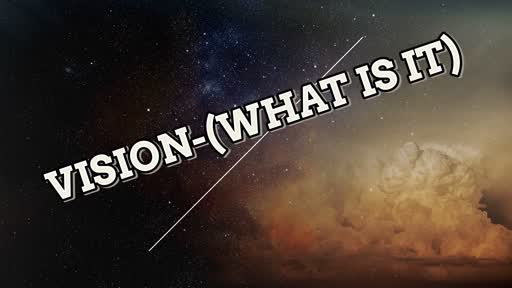 Vision-(What is it)