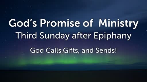 God's Promises of Ministry