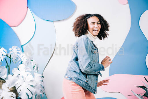 Young Woman Laughing