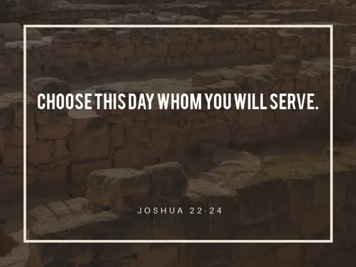 Choose This Day Whom You Will Serve - Sun Feb 2, 2020