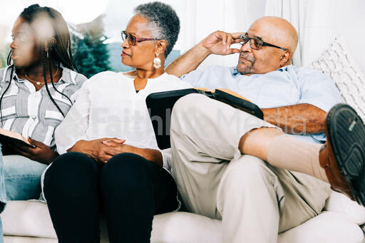 Small Group Members Listening during Discussion