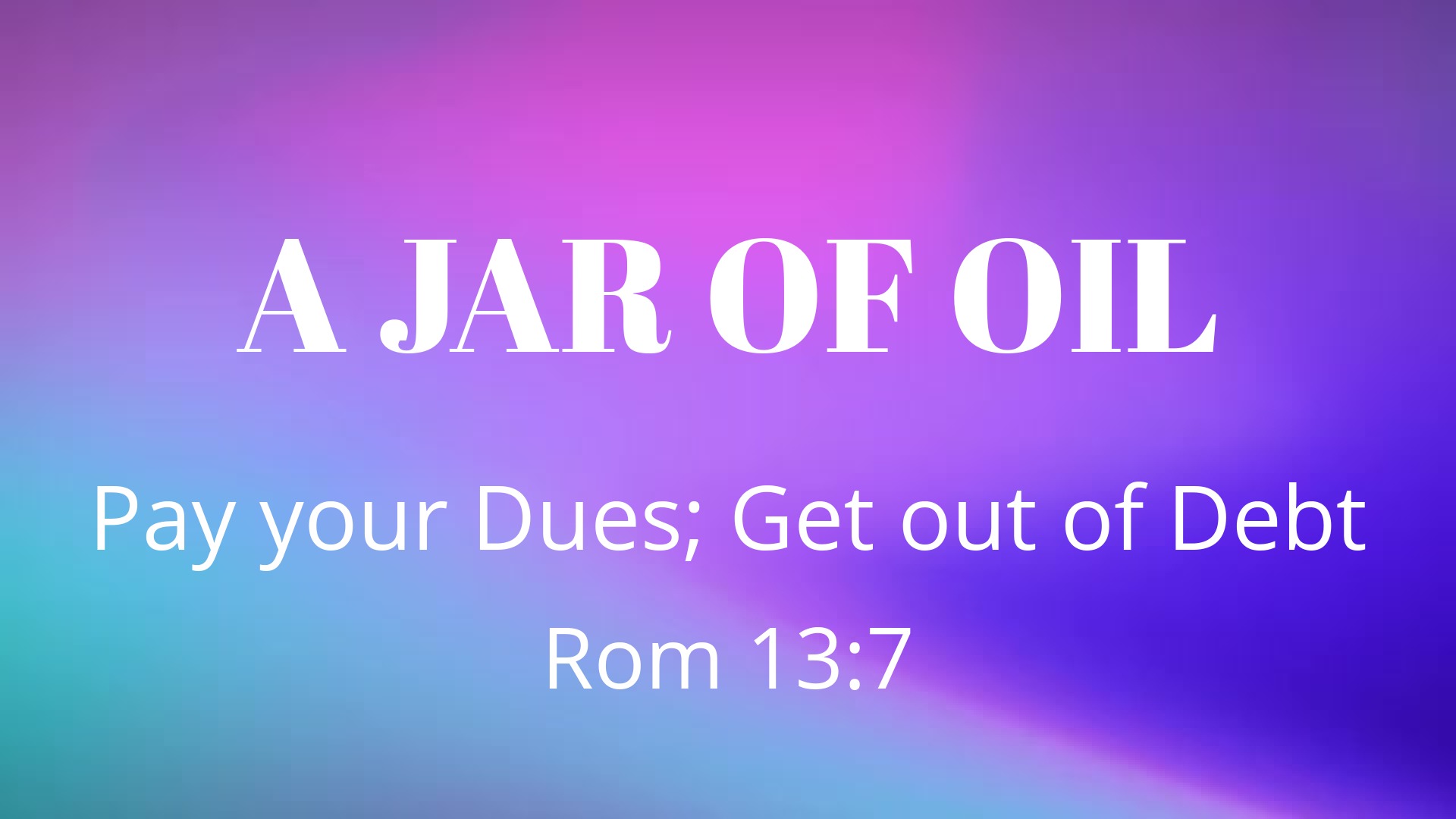 A Jar Of Oil Faithlife Sermons a-jar-of-oil-faithlife-sermons
