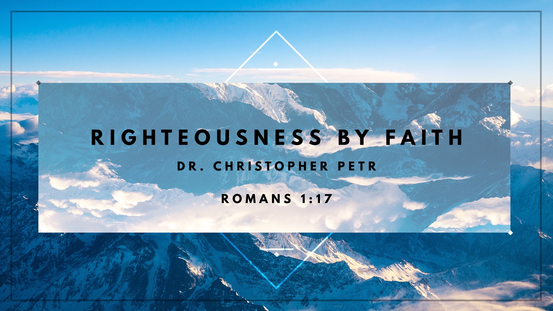 Rightousness By Faith - Logos Sermons