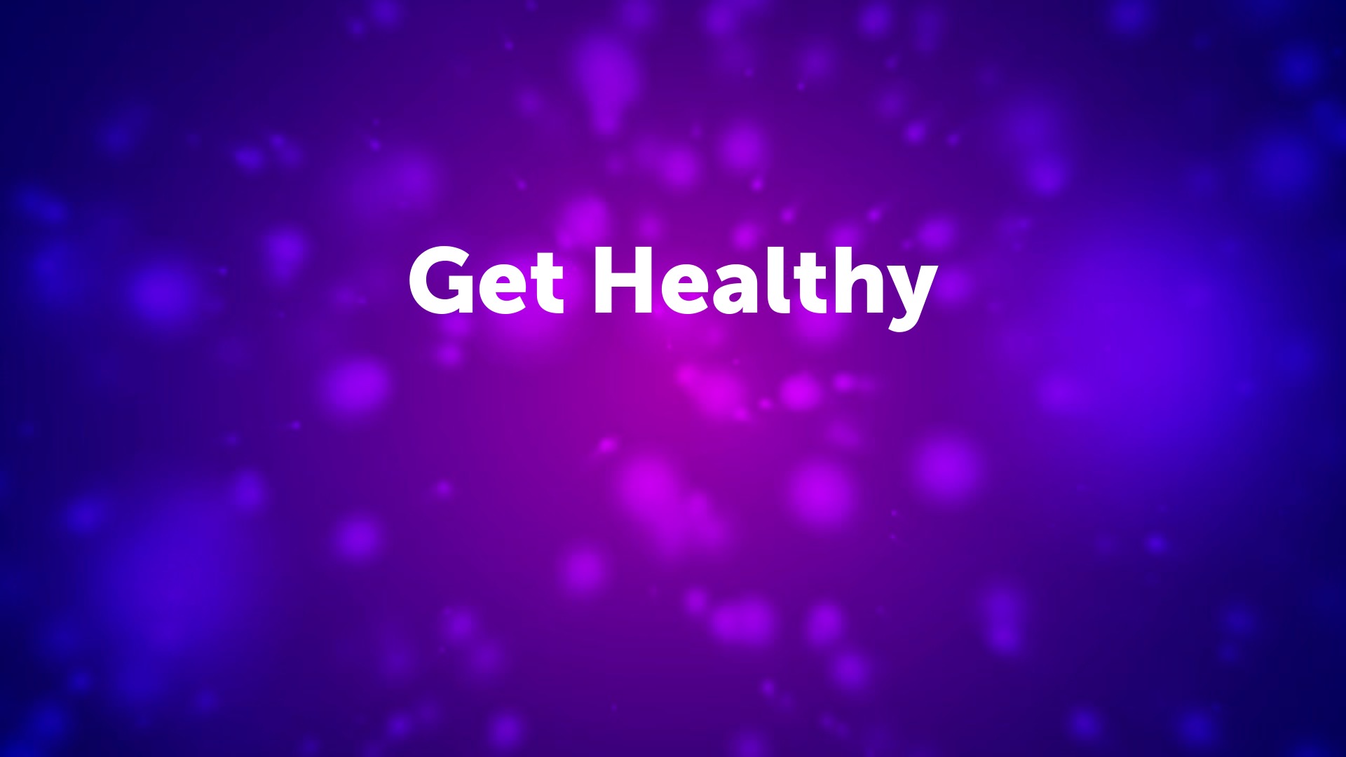 Get Healthy - Logos Sermons