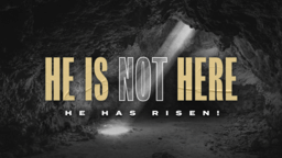 He Is Not Here Sunray  PowerPoint Photoshop image 1