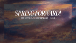 Spring Forward Sunset  PowerPoint Photoshop image 4