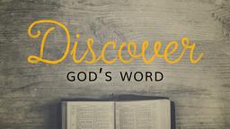 Discover God's Word  PowerPoint image 1