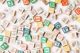 Alphabet and Number Toy Blocks  image 8