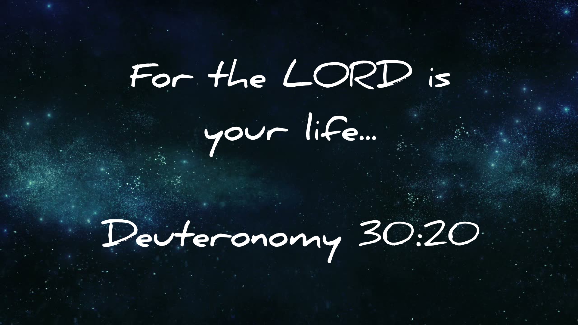 Deuteronomy 30:20 - Logos Sermons