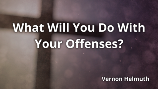 What Will You Do With Your Offenses? 