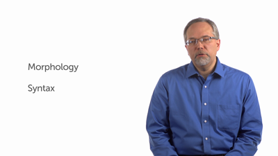 Previewing Morphology, Syntax, and Meaning