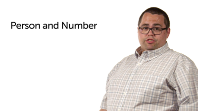 Person and Number of Verbs