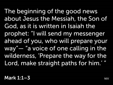 Jesus, the Bearer of Good News