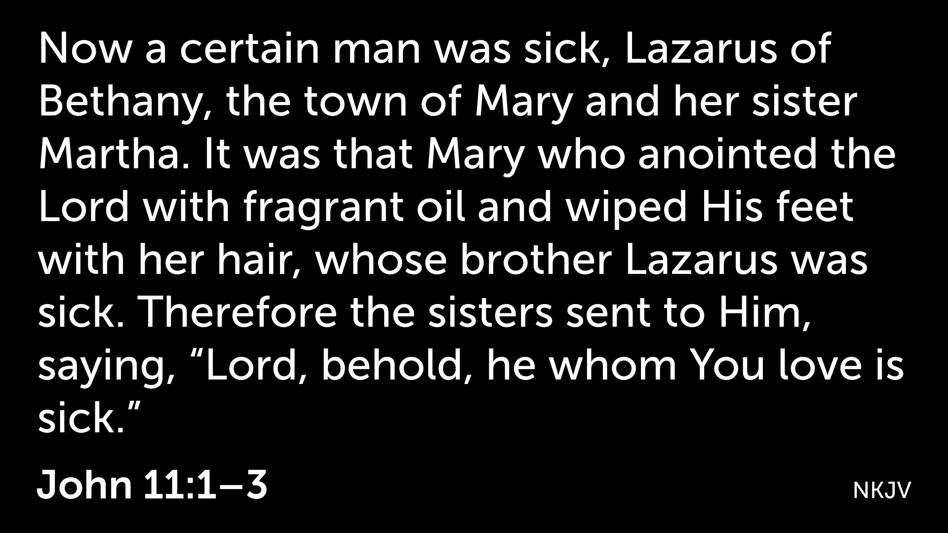 John 11 Logos Sermons