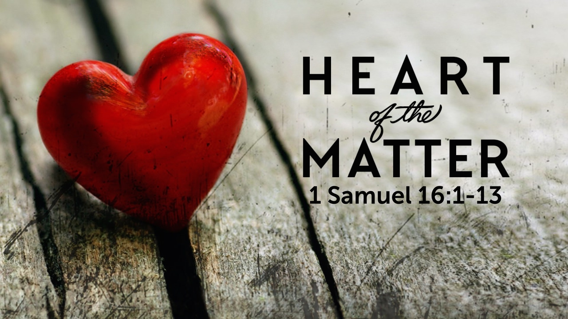 2-23-2020 AM - Heart of the Matter - Logos Sermons