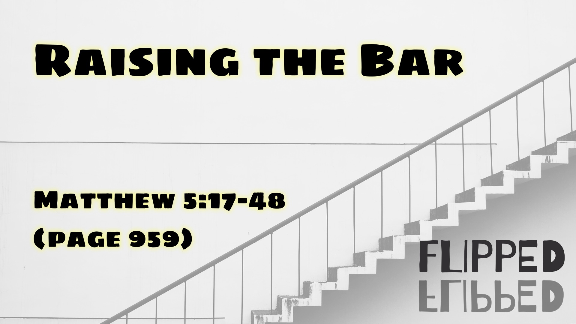 Raising the Bar - Logos Sermons