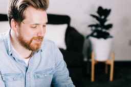 Man Working on Laptop  image 1