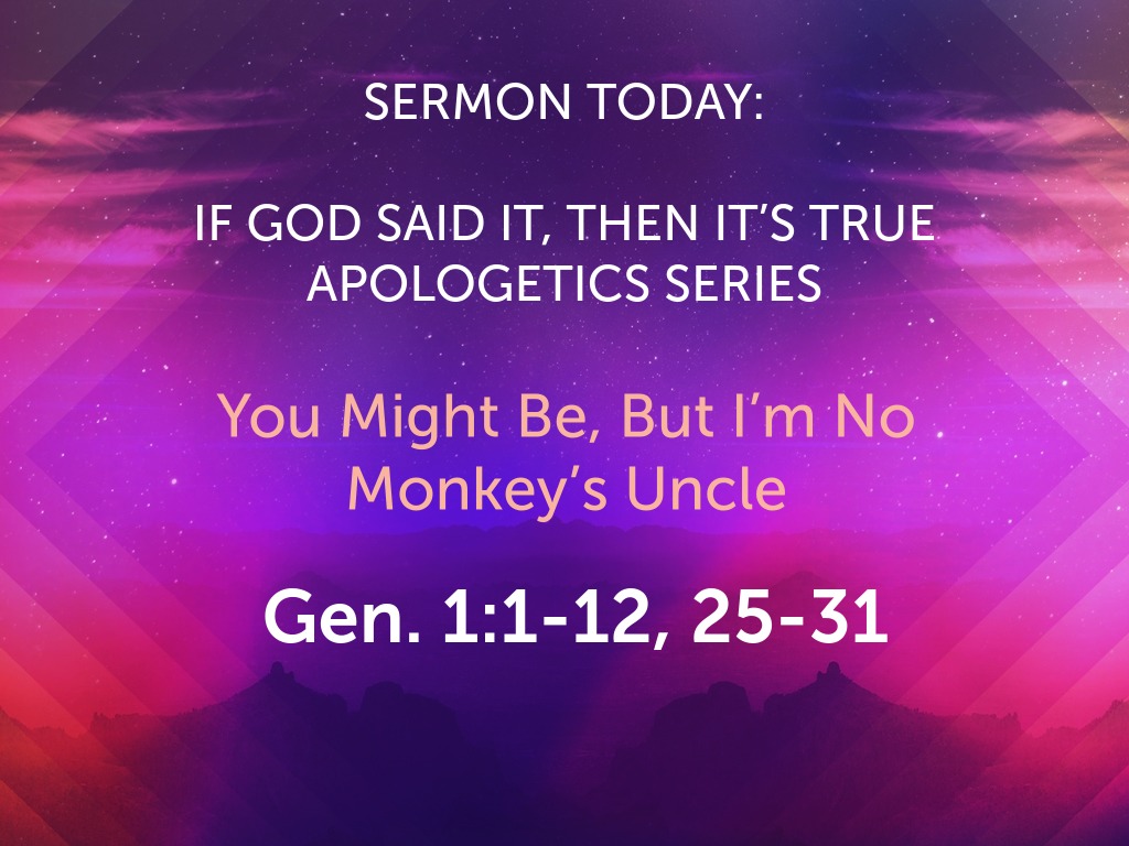 MARCH Sunday Worship- Apologetics Series