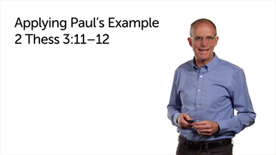 Applying Paul’s Example and Teaching