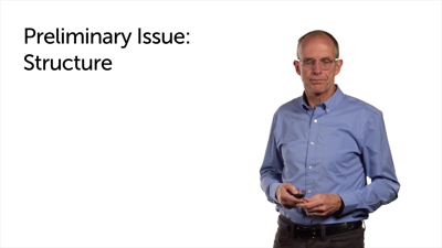 Preliminary Issues (Part 3)