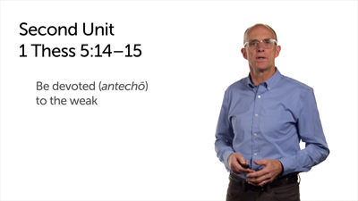 Ministering to the Weak